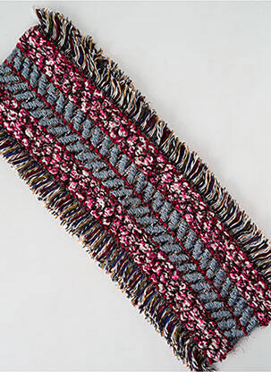 Echarpe maille grosse maille gris JOSÉLISE femme