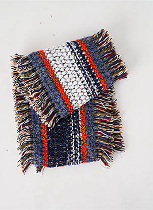 Echarpe imprimé fantaisie bleu JOSÉLISE femme
