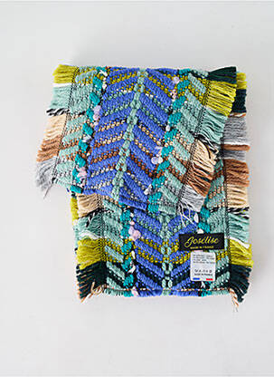 Echarpe imprimé fantaisie bleu JOSÉLISE femme
