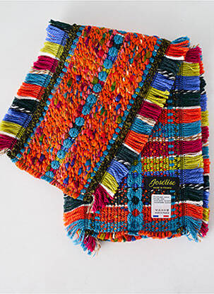 Echarpe imprimé fantaisie orange JOSÉLISE femme