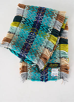 Echarpe imprimé fantaisie bleu JOSÉLISE femme