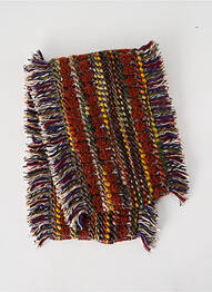 Echarpe imprimé fantaisie marron JOSÉLISE femme