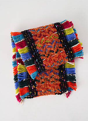 Echarpe imprimé fantaisie orange JOSÉLISE femme