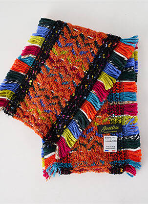 Echarpe imprimé fantaisie orange JOSÉLISE femme