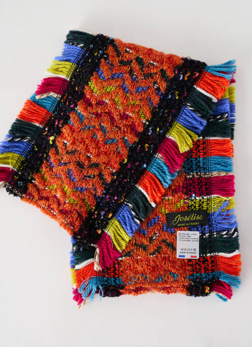 Echarpe orange JOSÉLISE pour femme