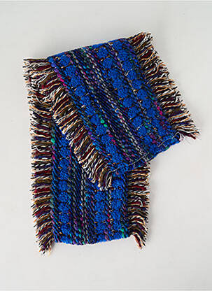 Echarpe maille fine bleu JOSÉLISE femme