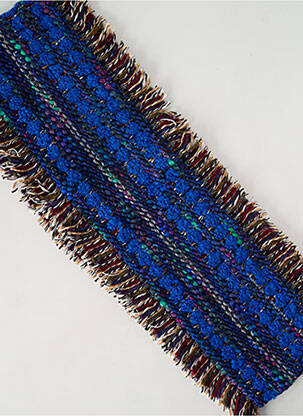 Echarpe maille fine bleu JOSÉLISE femme