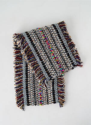 Echarpe maille grosse maille gris JOSÉLISE femme