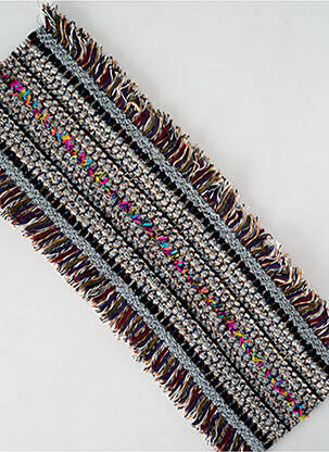 Echarpe maille grosse maille gris JOSÉLISE femme