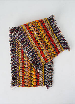 Echarpe maille grosse maille orange JOSÉLISE femme
