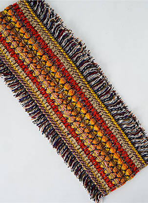 Echarpe maille grosse maille orange JOSÉLISE femme