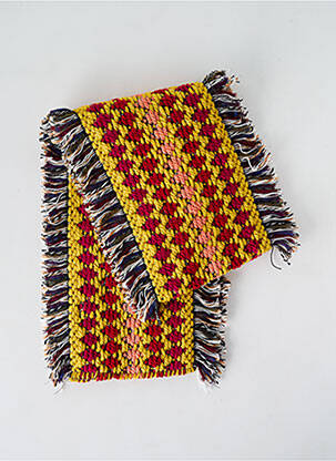 Echarpe maille grosse maille jaune JOSÉLISE femme