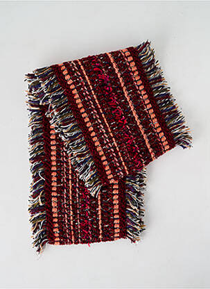 Echarpe maille grosse maille rouge JOSÉLISE femme
