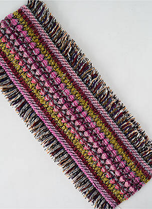 Echarpe maille grosse maille rose JOSÉLISE femme