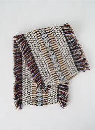 Echarpe maille grosse maille blanc JOSÉLISE femme