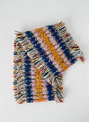 Echarpe maille grosse maille bleu JOSÉLISE femme