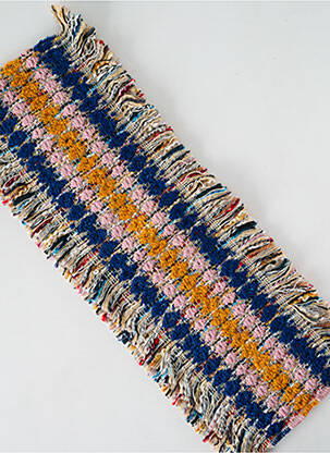 Echarpe maille grosse maille bleu JOSÉLISE femme