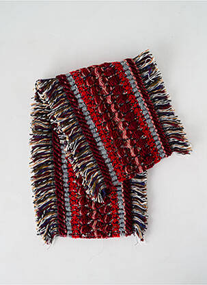 Echarpe maille grosse maille rouge JOSÉLISE femme