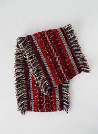 Echarpe maille grosse maille rouge JOSÉLISE femme
