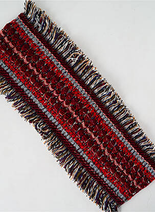 Echarpe maille grosse maille rouge JOSÉLISE femme