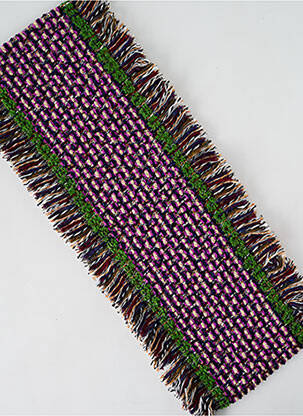 Echarpe maille grosse maille violet JOSÉLISE femme