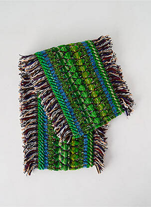 Echarpe maille grosse maille vert JOSÉLISE femme