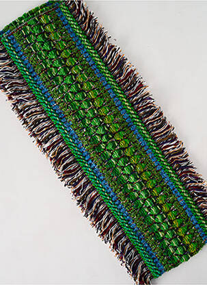 Echarpe maille grosse maille vert JOSÉLISE femme