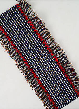 Echarpe maille grosse maille bleu JOSÉLISE femme