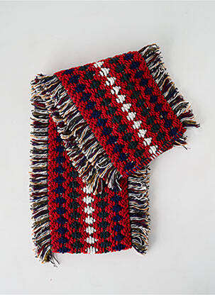 Echarpe maille grosse maille rouge JOSÉLISE femme