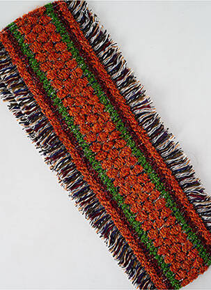 Echarpe maille grosse maille orange JOSÉLISE femme