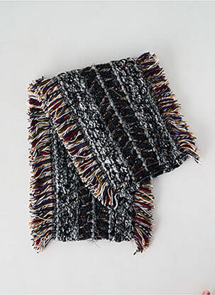 Echarpe maille grosse maille gris JOSÉLISE femme