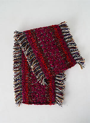 Echarpe maille grosse maille violet JOSÉLISE femme