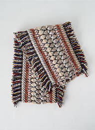Echarpe maille grosse maille rose JOSÉLISE femme