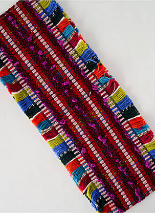 Echarpe maille grosse maille rouge JOSÉLISE femme