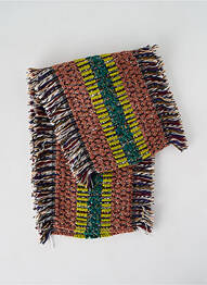 Echarpe maille grosse maille marron JOSÉLISE femme