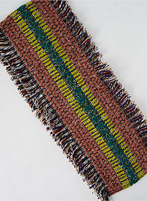 Echarpe maille grosse maille marron JOSÉLISE femme