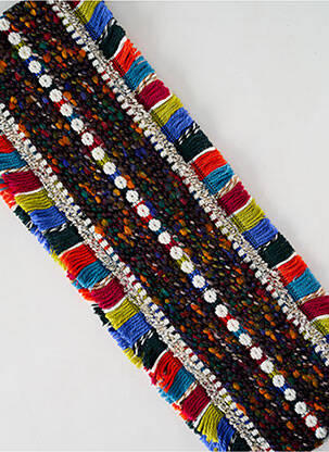 Echarpe maille grosse maille bleu JOSÉLISE femme