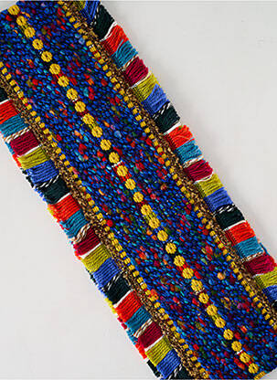 Echarpe maille grosse maille bleu JOSÉLISE femme