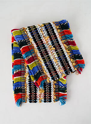 Echarpe maille grosse maille bleu JOSÉLISE femme