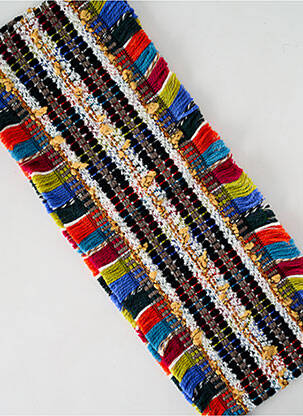 Echarpe maille grosse maille bleu JOSÉLISE femme