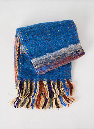 Echarpe imprimé fantaisie bleu JOSÉLISE femme