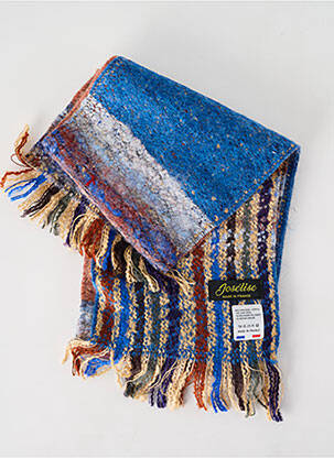 Echarpe imprimé fantaisie bleu JOSÉLISE femme