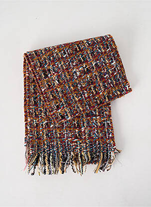 Echarpe imprimé fantaisie marron JOSÉLISE femme