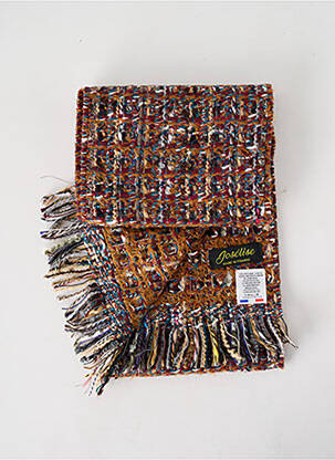 Echarpe imprimé fantaisie marron JOSÉLISE femme