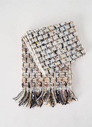 Echarpe imprimé fantaisie gris JOSÉLISE femme