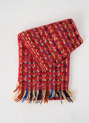 Echarpe imprimé fantaisie rouge JOSÉLISE femme