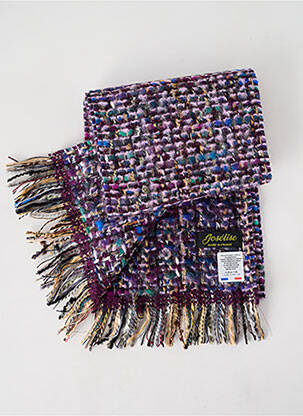 Echarpe imprimé fantaisie violet JOSÉLISE femme