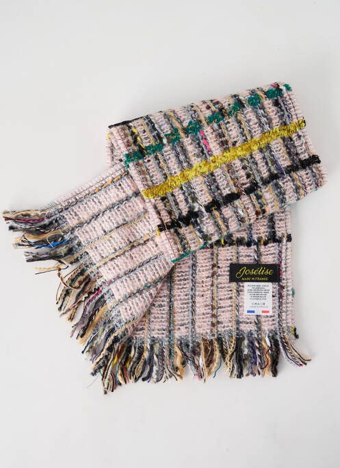 Echarpe rose JOSÉLISE pour femme
