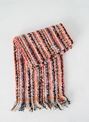 Echarpe imprimé fantaisie orange JOSÉLISE femme