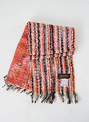 Echarpe imprimé fantaisie orange JOSÉLISE femme